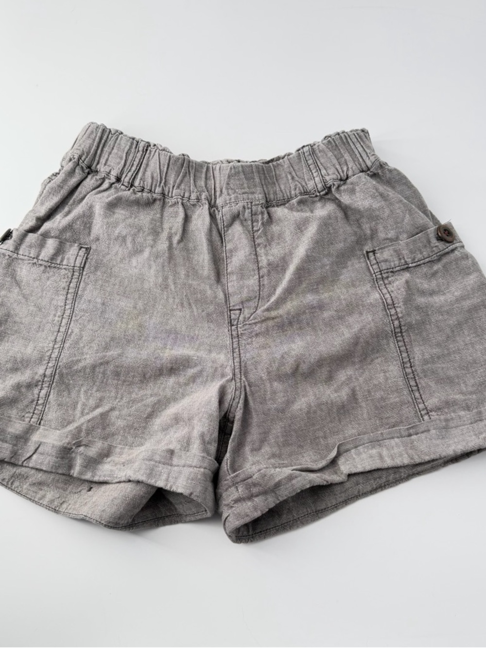 Anthropologie Hei Hei 'Marnie' Linen & Cotton Blend Cargo Women's Shorts Size XS